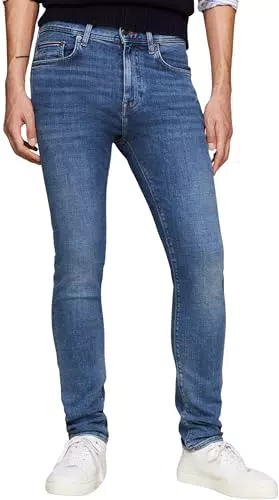 Tommy Hilfiger Herren Jeans Bleecker Slim Fit - Modellname (Blau)
