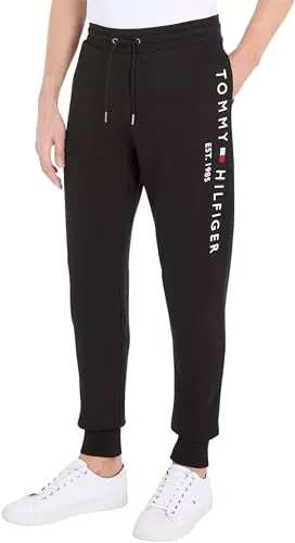 Tommy Hilfiger Herren Jogginghose Tommy Logo Sweatpants Baumwolle