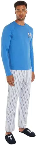 Tommy Hilfiger Herren Pyjama-Set mit Pantoffeln