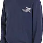 Tommy Jeans Herren Sweatshirt Regular Entry Graphic Crew - Blau
