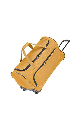 travelite 2-Rad Trolley Reisetasche Größe L, Gepäck Serie BASICS FRESH: Weichgepäck Reisetasche mit Rollen im sportlichen Design