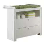 trendteam smart living - Wickelkommode Kommode - Babyzimmer - Olivia - Aufbaumaß 96 x 104 x 69 cm - Farbe Weiß - 155363001