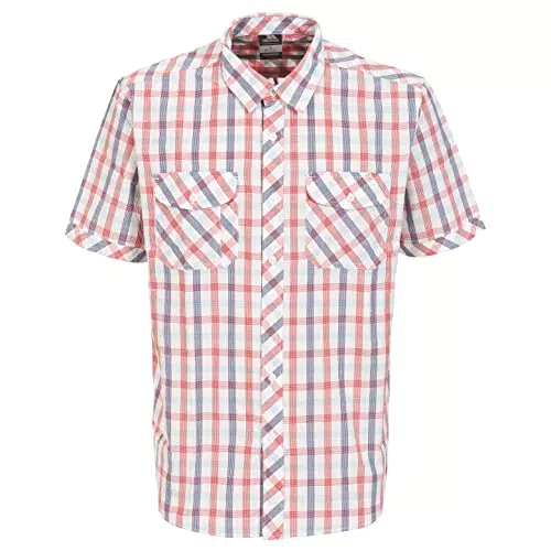 Trespass Hopedale Herren Poloshirt mit Kragen - Rot