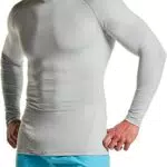 TSLA Herren Langarm Rash Guard UPF 50+ für UV-Schutz und schnelles Trocknen