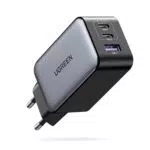 UGREEN USB C Ladegerät 65W für MacBook, iPhone, iPad, Galaxy S23 - Schwarz