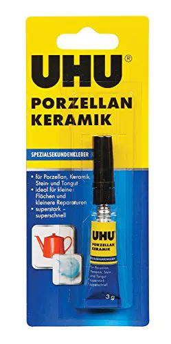 UHU Porzellan-Keramik Spezialkleber für schnelle Reparaturen 3g
