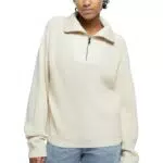 Urban Classics Damen Oversized Knit Troyer Sweatshirt TB6080