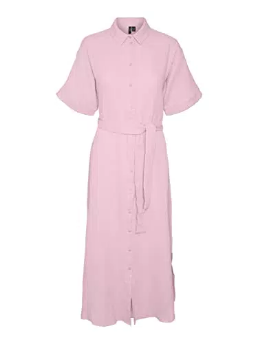 Vero Moda Damenkleid VMNATALI NIA Shirtkleid WVN, Skyway