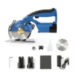 VEVOR Elektrischer Industrieller Stoffschneider - 150 W, Drahtlose Stoffschere aus Legierter Stahl - Ideal für Tuch und Stoff