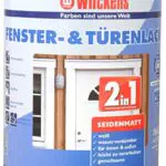 Wilckens 2in1 Fenster- und Türenlack seidenmatt