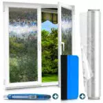 WindowShield® Blickdichte Fensterfolie mit Mosaikmuster | Sichtschutz Fenster | Selbsthaftende Fensterbilder