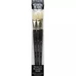 Winsor & Newton Azanta Black Pinsel für Ölfarben und Acrylfarben, hohe Steifheit