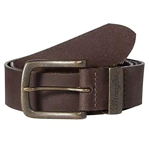 Wrangler Herren Metal Loop Gürtel, Braun Brown, 85
