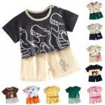 XINYUNZU Jungen T-Shirt und Shorts Set – Lässige Kinder Sommerbekleidung