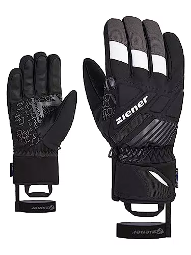 Ziener Herren GENRIX Ski-Handschuhe - Wasserdichte Winterhandschuhe mit Alpine Wool