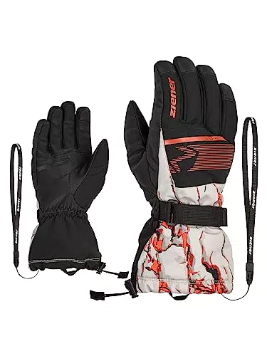 Ziener Herren Gentian Ski-Handschuhe - Wasserdicht und mit langer Stulpe