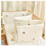 Bettumrandung Baby aus weicher Polyesterfaser für Stubenwagen, 120x28cm