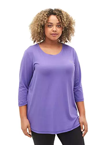 Zizzi Active Damen Trainingstop 3/4 Ärmel Größe 42-44