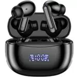 Bluetooth Kopfhörer 2024, In-Ear mit 4 HD Mikrofonen, IP7 wasserdicht, 42H Akkulaufzeit