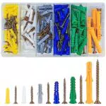 Schrauben Dübel Set – Gipskarton Dübel und Flachkopf Kreuzschlitz Schrauben