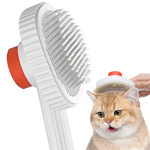 ACE2ACE Selbstreinigende Katzenbürste für lang- und kurzhaarige Katzen