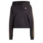 adidas Essentials 3-Stripes Animal Print Relaxed Hoodie für Damen