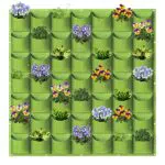 AkiiGer Vertikale Wandmontierte Pflanztasche für Garten und Balkon