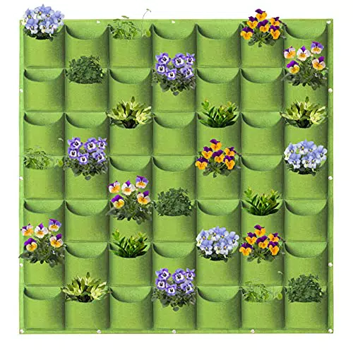AkiiGer Vertikale Wandmontierte Pflanztasche für Garten und Balkon