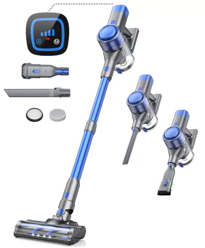VC50 Akku Staubsauger mit 450W, 38000Pa, Wandladestation und LED-Touchscreen