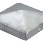 Alberts Pfostenkappe 216689 für Holzpfosten flach feuerverzinkt 100 x 100 mm