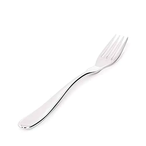 Alessi Fischvorlegegabel "Nuovo Milano" aus glänzendem Edelstahl