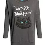 Langarmshirt Alice im Wunderland für Damen