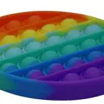 alldoro 63044 Silikon Fidget Spielzeug - Anti-Stress Bubble Push Toy für Kinder und Erwachsene