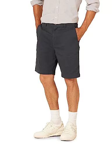 Amazon Essentials Herren Shorts - Klassischer Schnitt - Schwarz