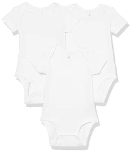 Amazon Essentials Baby Kurzärmliger Body aus Baumwoll-Stretchjersey