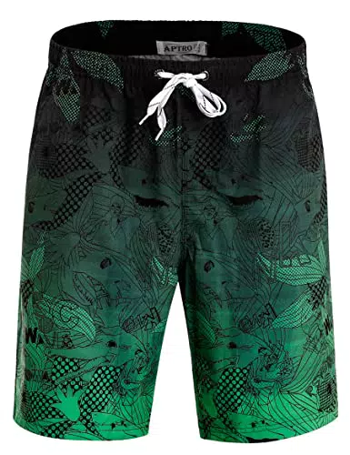 APTRO Herren Badehose Schnelltrocknend Freizeitshorts BS023