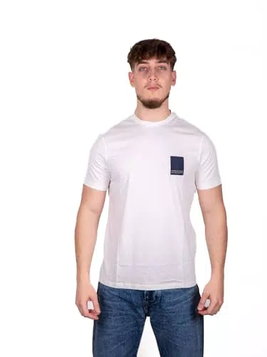 Armani Exchange Milano Edition Regular Fit Patch Logo T-Shirt für Herren