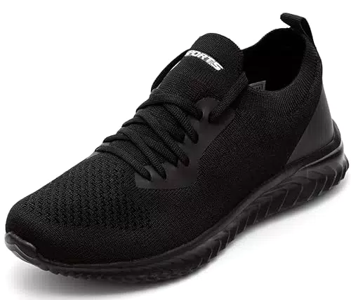 Damen Sneaker ASHION Laufschuhe Sportschuhe Schwarz