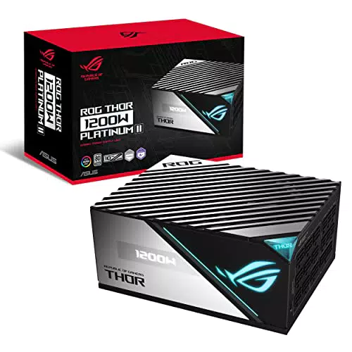 ASUS ROG Thor Platinum II Netzteil 1200W mit Aura Sync und OLED Display