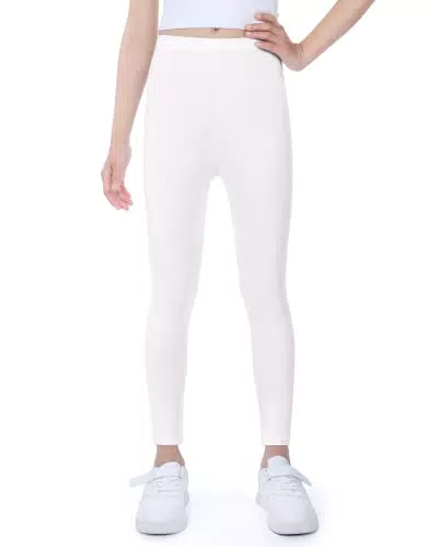 Auranso Leggings Mädchen Sport Baumwolle Lange Blickdicht