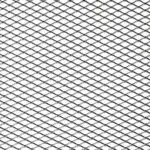 AUTO-STYLE Renngitter Aluminium Rautendesign 125x25cm