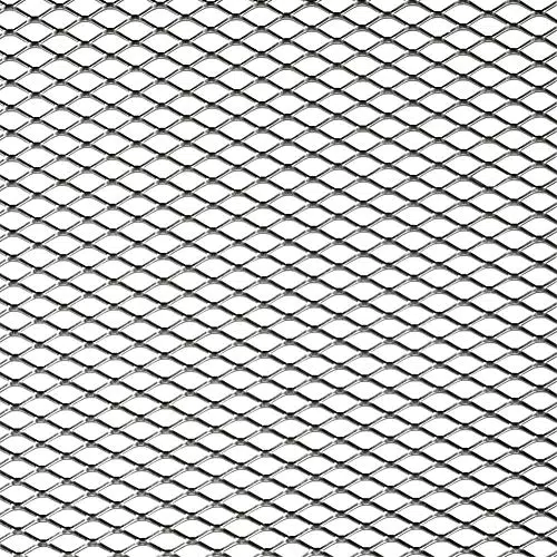 AUTO-STYLE Renngitter Aluminium Rautendesign 125x25cm