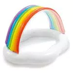 BabyPool Regenbogenwolke - Aufblasbarer Pool für Kinder im Garten