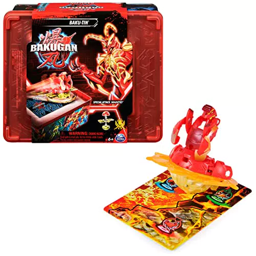 Bakugan Baku-Tin Special Attack Mantid – Metall-Aufbewahrungsbox für Kinder ab 6 Jahren