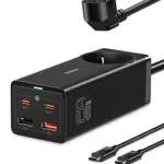 Baseus 65W USB C Ladegerät, GaN III Schnellladegerät für iPhone, MacBook, Tablet