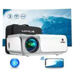 WiMiUS Beamer Full HD 1080P mit 5G WiFi, Bluetooth und Trapezkorrektur