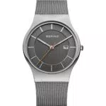 BERING Herren Uhr Quarz Movement - Classic Collection mit Edelstahl und Saphirglas 11938-003 Armbandsuhren - Wasserdicht: 3 AT