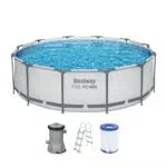 Bestway Steel Pro MAX Frame Pool Set mit Filterpumpe Ø 366 cm