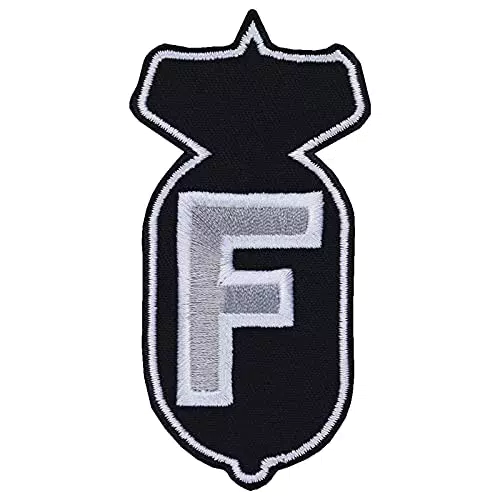 Morale Patches F-bomb Motorrad Aufnäher – Vintage Aufbügler für Biker Zubehör