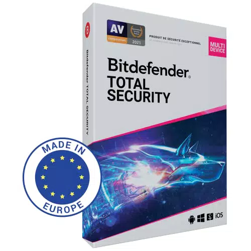 Bitdefender Total Security 1 Jahr für Android, Windows, Mac und iOS